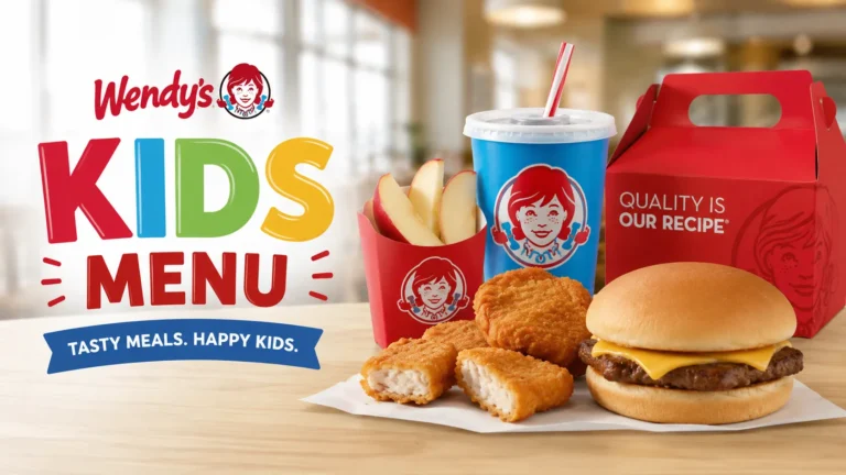 Wendy's kids menu
